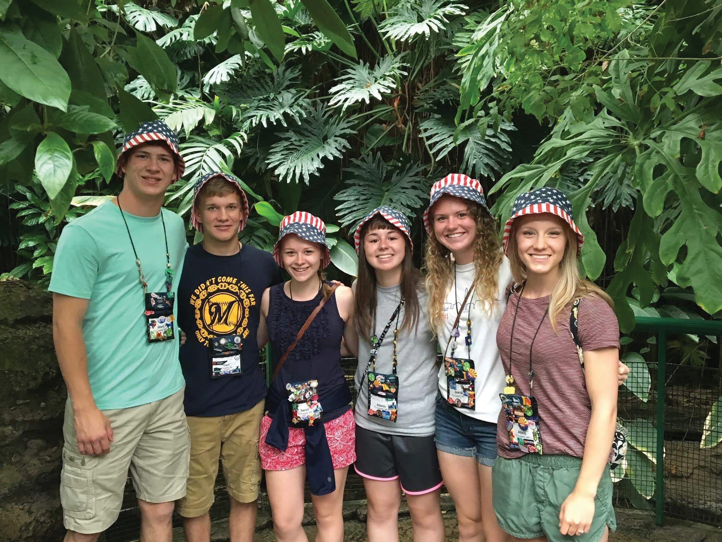 Sarah Hohman, right, oversees government affairs for the National Association of Rural Health Clinics. In 2016, Hohman, third from left, was a Youth Tour student sightseeing around Washington, D.C., where the seeds were sown for her career in rural advocacy.