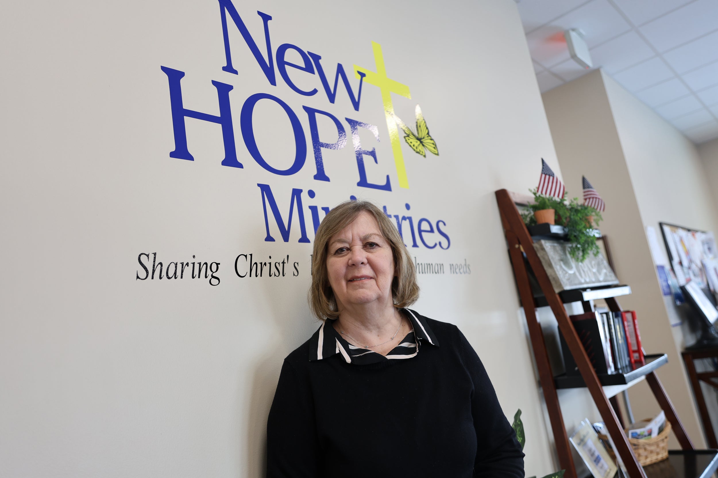 New Hope Ministries Program Manager Sue Fornicola works closely with the co-op staff on a handful of community service projects.