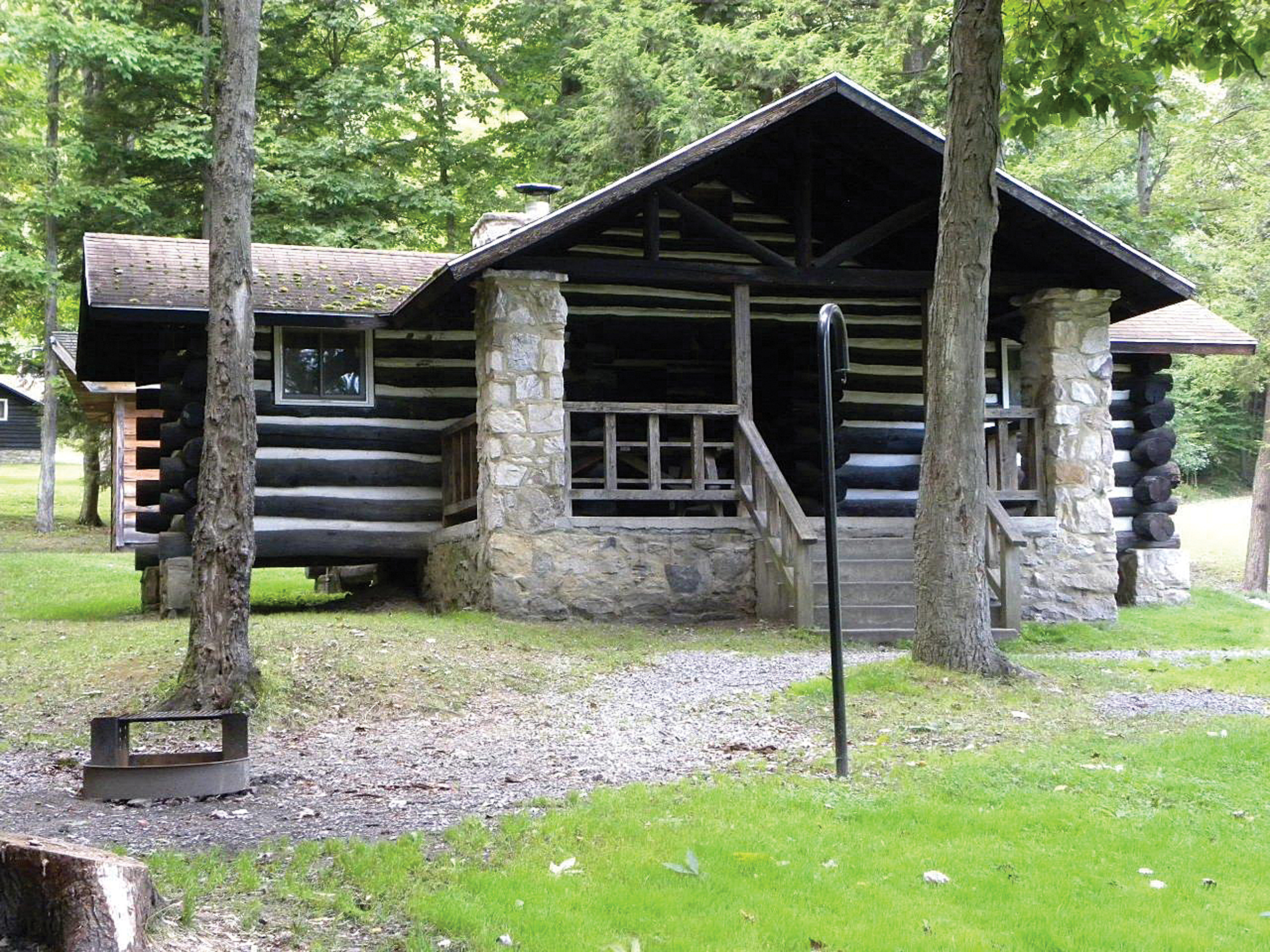 This is one of 16 cabins built by the Civilian Conservation Corps in the 1930s at the Parker Dam State Park, which receives electricity from DuBois-based United Electric Cooperative.